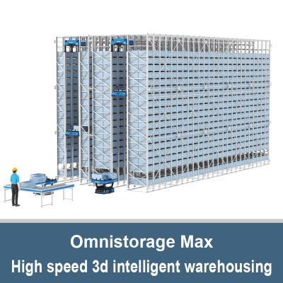 Cina Omnistorage Max Warehouse Storage Racking Alta velocità 3D magazzino intelligente in vendita