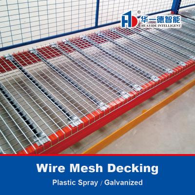 China Deck de malha de arame elétrico para armazém Pallet Racking deck de malha de arame elétrico para prateleiras de metal à venda