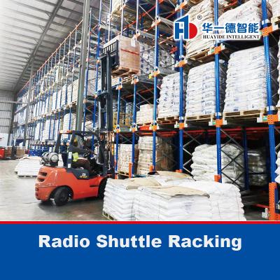 China Radio Shuttle Racking Warehouse Storage Rack Pallet Runner Rack Shuttle Rack for sale