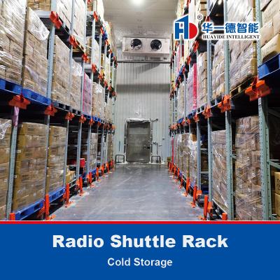 China Radio Shuttle Rack Warehouse Storage Racking Pallet Runner Rack Shuttle Rack For Cold Storage for sale