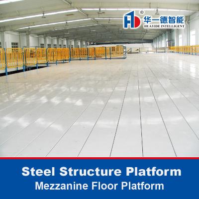 China Steel Structure Platform Mezzanine Floor Platform Warehouse Storage Rack for sale