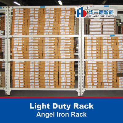 China Light Duty Rack Angel Iron Rack Carton Box Storage Racking Long Span Rack Warehouse Storage Rack for sale