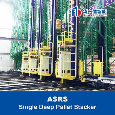 China Single Deep Pallet Stacker ASRS, Automatic Storage and Retrieval System for sale