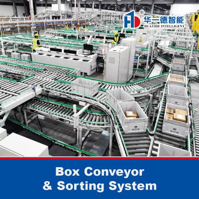 China Carton Sorting Conveyor System Flexible Gravity Roller Conveyor System Logistics Sorting Warehouse Storage Rack for sale