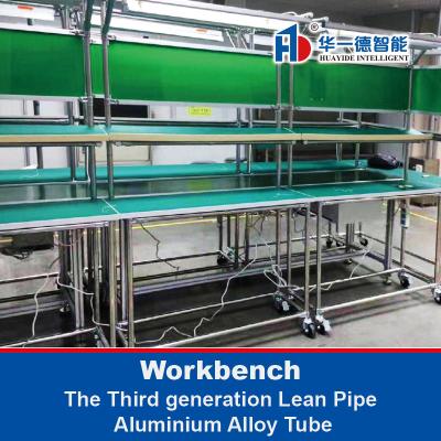 China The Third Generation Lean Pipe Workbench Aluminium Alloy Workbench for sale