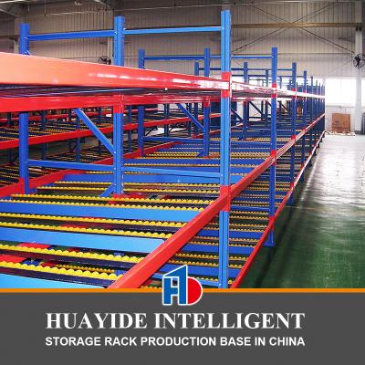 China Carton Flow Racking roller rack  Gravity Roller Racking roller conveyor racks for sale