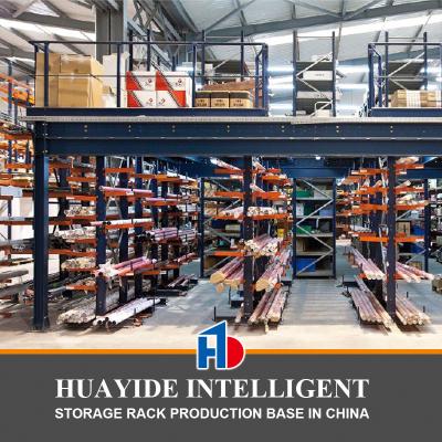 China Mezzanine Racking Supported By Cantilever Rack, Cantilever Mezzanine Rack for sale