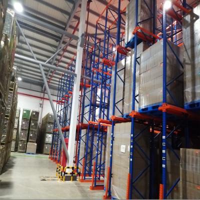 China 2T Per Layer Drive In Racking Heavy Duty 7 Pallets High For Homogenous Storage for sale