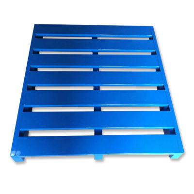 China Q235 Heavy Duty Metal Pallets Powder Coating Steel Metal Pallet 1200*800mm for sale