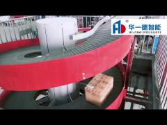 carton sorting conveyor system flexible gravity roller conveyor system logistics sorting warehouse
