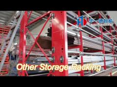 manual telescopic cantilever rack for long materials warehouse storage racking