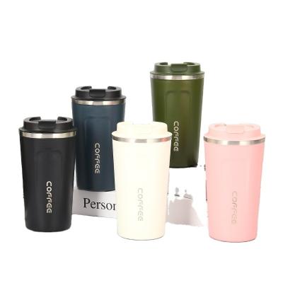 China Sustainable Travel Thermos Hot Seller Insulated Coffee Mugs With Laser Logo for sale