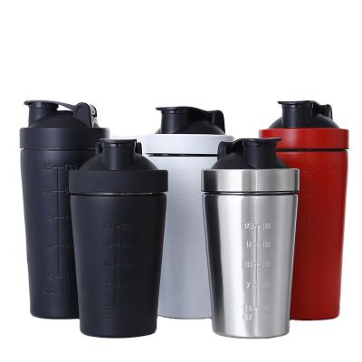 China Sustainable Wholesale Custom Logo 700ml Protein Stainless Steel Shaker Bottle for sale