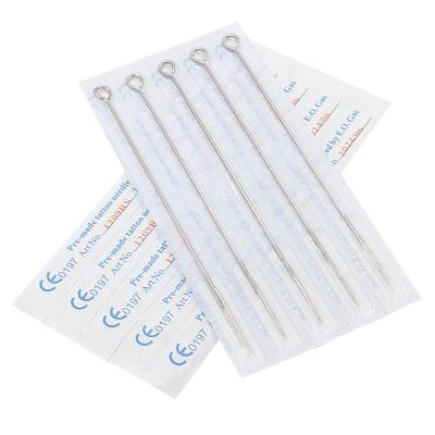 China 50pcs/Box Premium Quality Disposable Sterilized Pre-made Tattoo Needles Permanent Round Liner RL Standard Tattoo Needles for sale