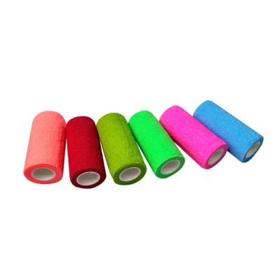 China Elastic Horse Bandage Vetwrap Products Cohesive Nonwoven Equestrian Horse Animal Bandages Equine Vet for sale