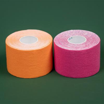 China Cohesive Gym Adhesive Factory Kinesiology Workout Rising Bandage Cotton Cloth Best Thumb Muscle Sports Cohesive Gym Adhesive Sports Tape for sale