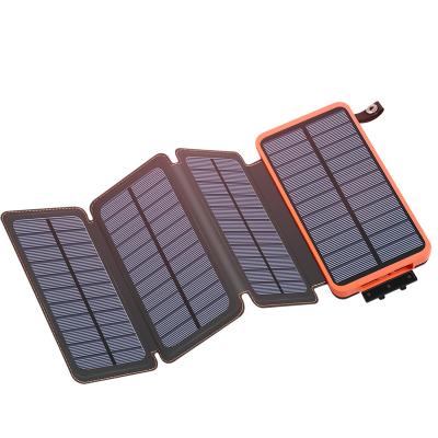 China 20000 mAh Solar Power Bank Manufacturer Outdoor Power Banks Wholesale Portable Solar Power Banks Outdoor Climbing Solar Power Charging Bank for sale