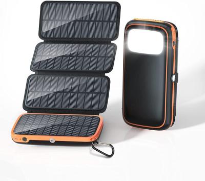 China Fast Charging Support New Products for Phone Power Bank 2022 Electronics Generator Solar Panels Power Station Cell Phones Solar Power Bank for sale