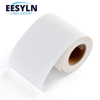 China EEsyln Waterproof Jumbo Roll Label Sticker Vinyl Transparent Bopp Label for sale