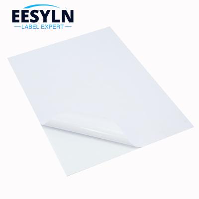 China Waterproof Inkjet PP Labels Packaging Labels Matte White Adhesive PP Label Sheet for sale