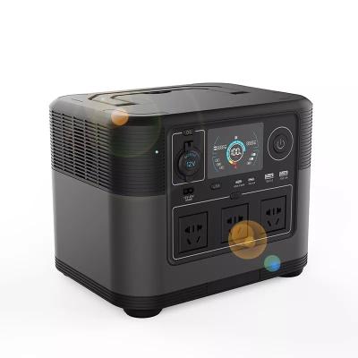 China Type C 1200w Backup Generator Battery Power Station 110v 220v QC3.0 Portable Rechargeable Power Station For Car for sale