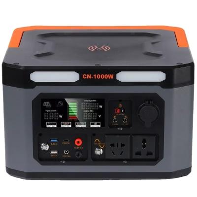 China Type C 330w 500w 1000w Wireless Phone Lithium Battery Generator UPS Charging Portable Solar Power Station For Home Outdoor Emergency for sale