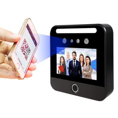 China Motion Detection Staff Clock In Employee Qr Code Biometric Fingerprint Face Time Attendance Machine for sale