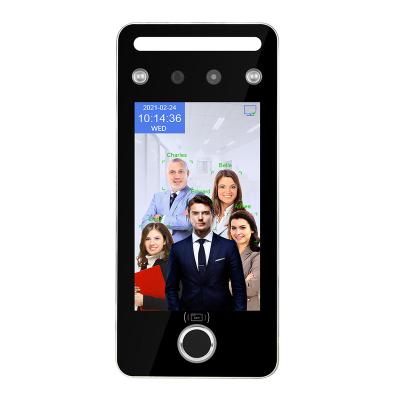 China Linux-based Hybrid-Biometric Smart Entry Control Access Control and Time Recorder RESET with Facial Recognition Fingerprint Device for sale