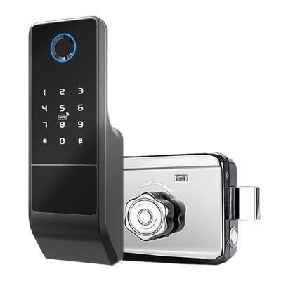 China Guagdong Hardware Biometric Fingerprint Smart Door Lock Room Home Tuya Office/Registration App Wifi Lock for sale