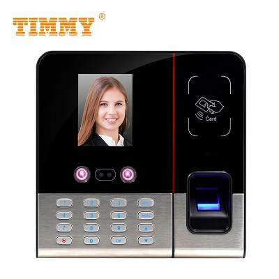 China Motion Detection TIMMY Facial Recognition Door WiFi Fingerprint Time Clock Attendance Biometric System for sale