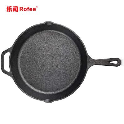 China Cast Iron Pre-Seasoned Frying Pan 11.8 Inch Cast Iron Cookware Skillet For Kitchen Use for sale