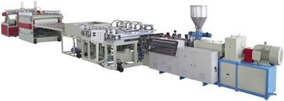 China WPC Profile Plastic Extrusion Line , Automatic UPVC Windows Production Line for sale