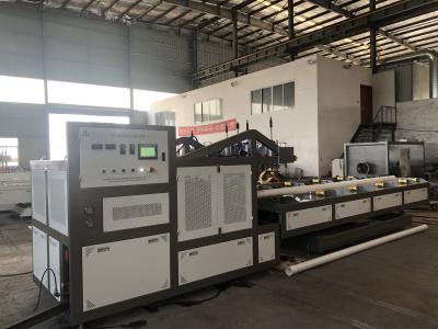 China UPVC Pipe Rectangle Shape Belling Machine, Double Heating Oven Plastic Pipe Belling Machine for sale