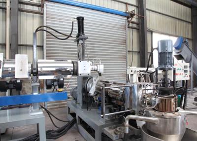 China PP PE Plastic Pelletizing Machine Single Screw Double Stages Extruder Pellet for sale