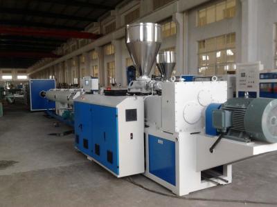 China Plastic PVC Pipe Production Line Machine Conical Twin Screw Extruder for sale