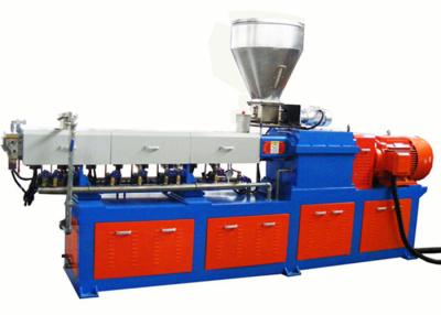 China Color Masterbatch Conical Twin Screw Extruder Machine Pp Pe Masterbatch Granulator for sale