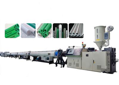 China 20-50mm Fast High Speed PE PP HDPE PVC PPR Mpp Plastic Water Gas Supply Drainage Solid Wall Pipe Hose Tube Making Machine Production Extrusion Line for sale