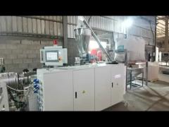 Drainage PVC Pipe Making Line With 80/156 Extruder And Socketing Machine