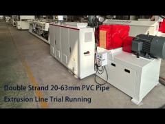 Four Strand PVC Pipe Extrusion Machine 630mm ABB Inverter