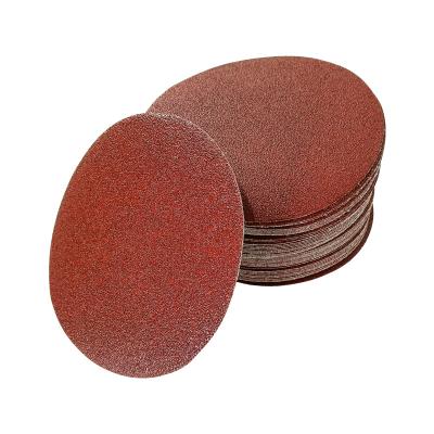 China Stainless steel Wholesale Hook And Loop Sanding Pad 150mm 120mm Abrasive Sanding Disc Round Sanding Paper Disc for sale