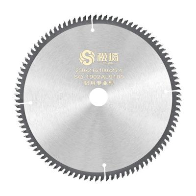 China Application SONGQI 120 Teeth Aluminum TCT Saw Blade Circular Saw Blade For Aluminum 4-14Inch for sale