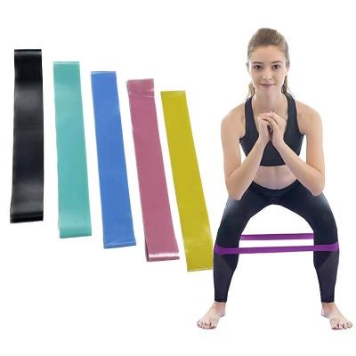 China Fitness Rubber Band Resistance Bands Yoga Sport Home Training Resistance Bands Stretching Pilates Workout Gym Equipment - for sale