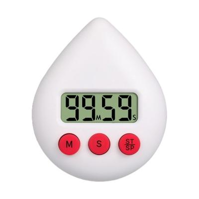 China Stored Water Drop Digital Electronic Timer Cooking Shower Study Electronic Stopwatch Alarm Clock Countdown for Kitchen for sale