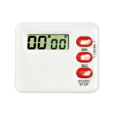 China Super Slim Sustainable LCD Screen Kitchen Timer Square Digital Cooking Count Up Countdown Alarm Magnet Clock Stopwatch Electronic Kitchen for sale