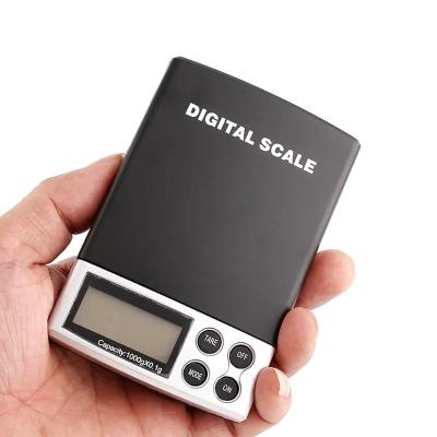 China With Mini Scale Tray 1000g /0.1g Digital LCD Display Pocket Jewelry Gold Gram Counterweight for sale