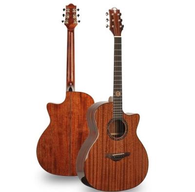 China MM100A& OEM Solid Mahogany Guitar& Top Acoustic Custom Wholesale Guitar for sale