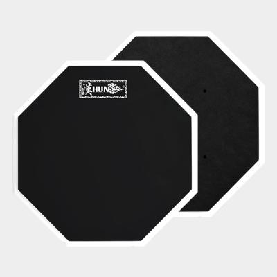 China HUN Brand Silicone Rubber Single Side Double Side 12 Inch Drum Practice Pad for sale