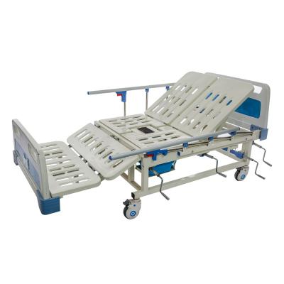 China Hospital/Clinic/Nursing Homes/Rehabilitation Center/5 Crank Home Multi Functional Home Care Hospital Supplies Manual Nursing Bed For Sale Shipping And Handling - 02A for sale