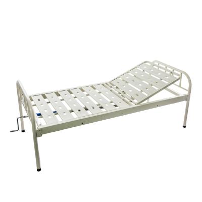 China High Quality Hospital Clinic One Function Single-crank B02-1 Iron Headboard Manual Patient Bed for sale