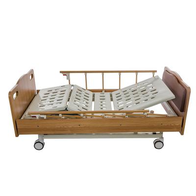 China Hospital /Care Homes/Rehabilitation Center/Hot Sale Medical Equipment 6 Side Rail Home Multifunctional Manual Hospital Bed For Care Homes for sale